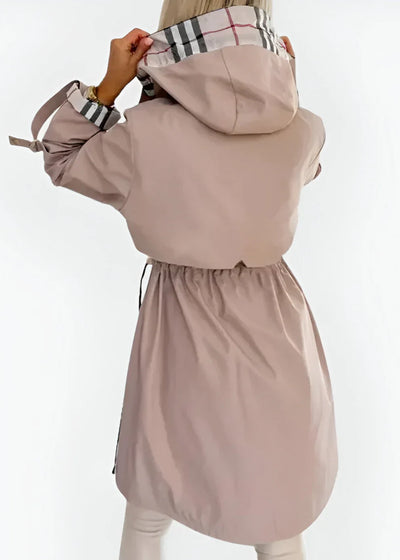 Naia™ | Trench Coat with Adjustable Waist