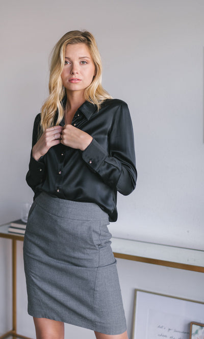 Milano Silk Blouse™ | Timeless Elegance in Motion