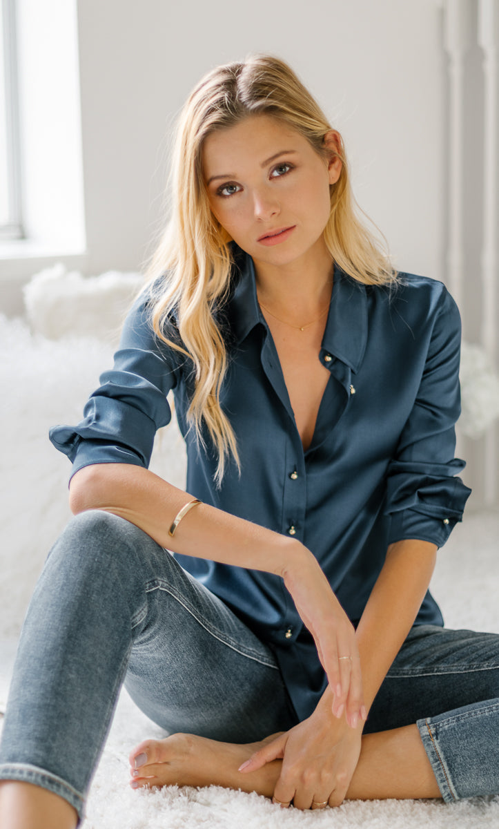 Milano Silk Blouse™ | Timeless Elegance in Motion