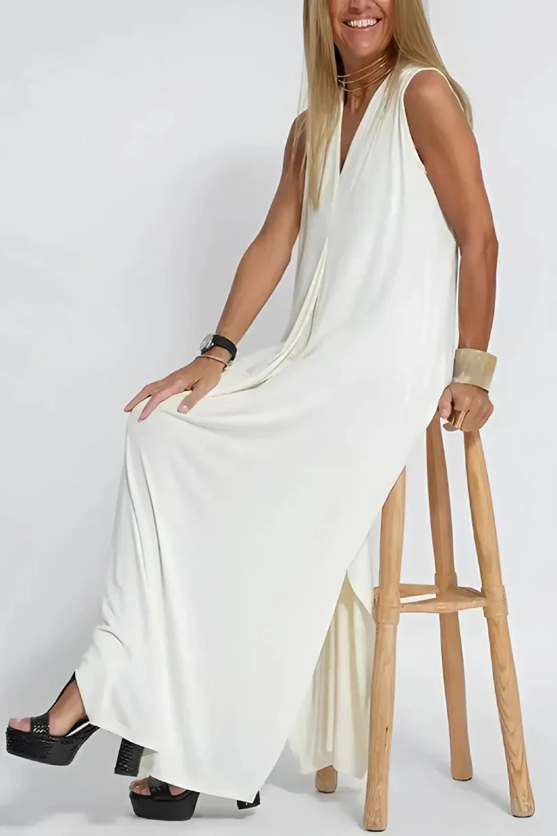 Lyvazza™ – Elegant Long Dress + Matching Cardigan