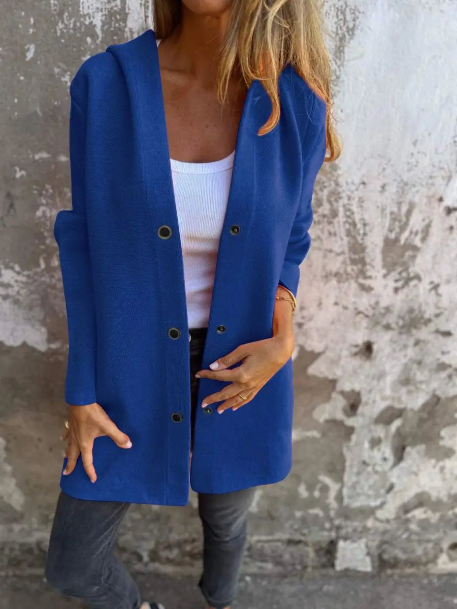 Long Sleeve Button Coat