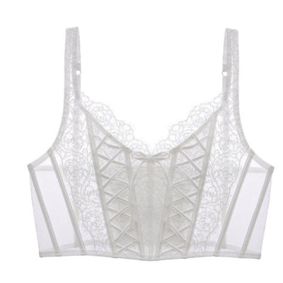 Celine - Embroidery French Corset Bra