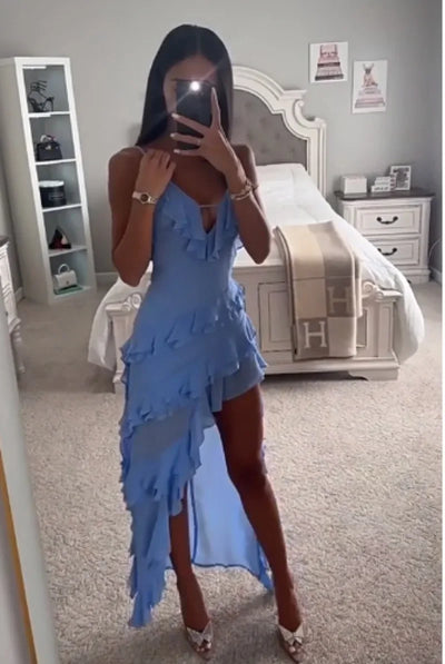 Celestia Cascade™ Ruffle Maxi Dress