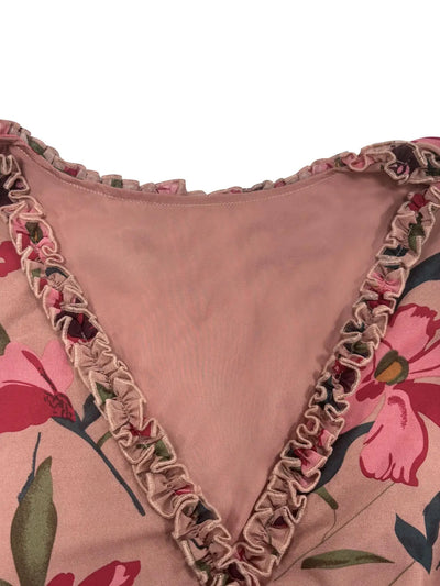 Lorayne – Floral V-Neck Dress