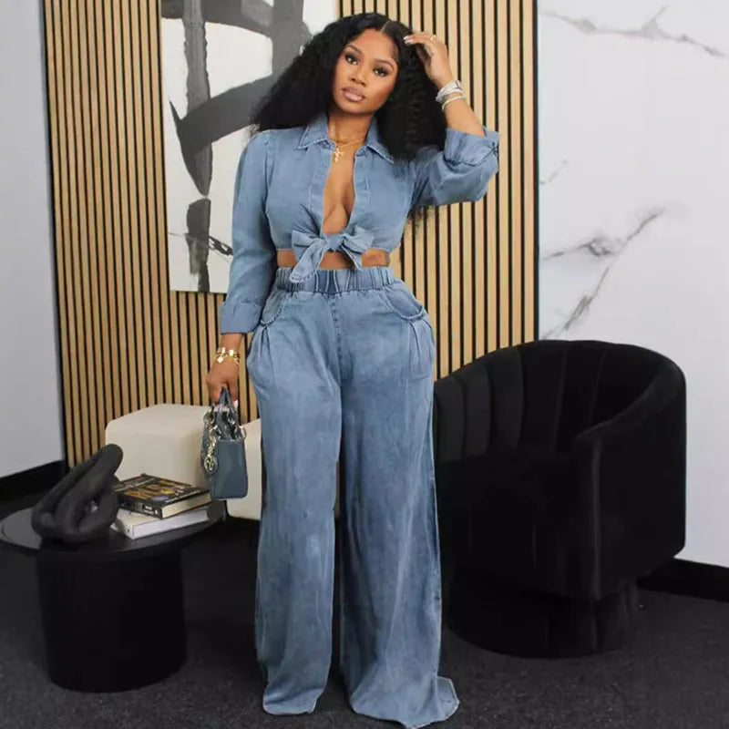 DenimMuse™ Luxe Co-Ord Set