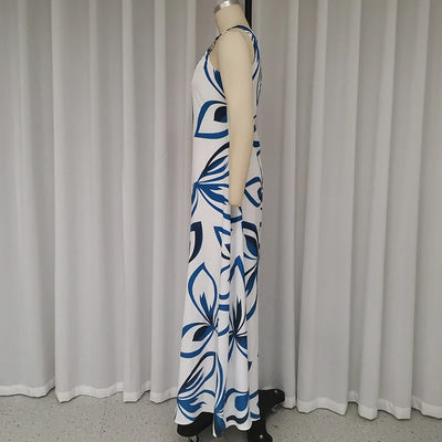 Ellafads™ | One-Shoulder Summer Maxi Dress