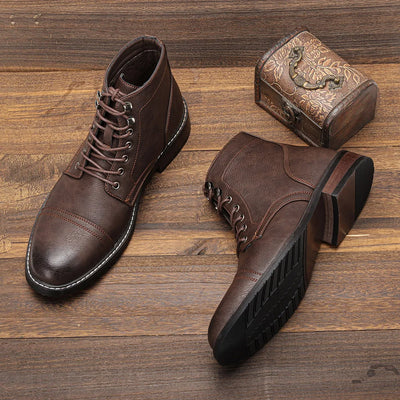Dakota™ | Classic Leather Derby Boots