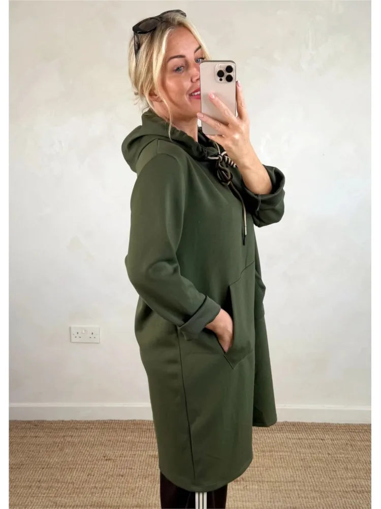 Glorita™ | Junior Hooded A-Line Dress