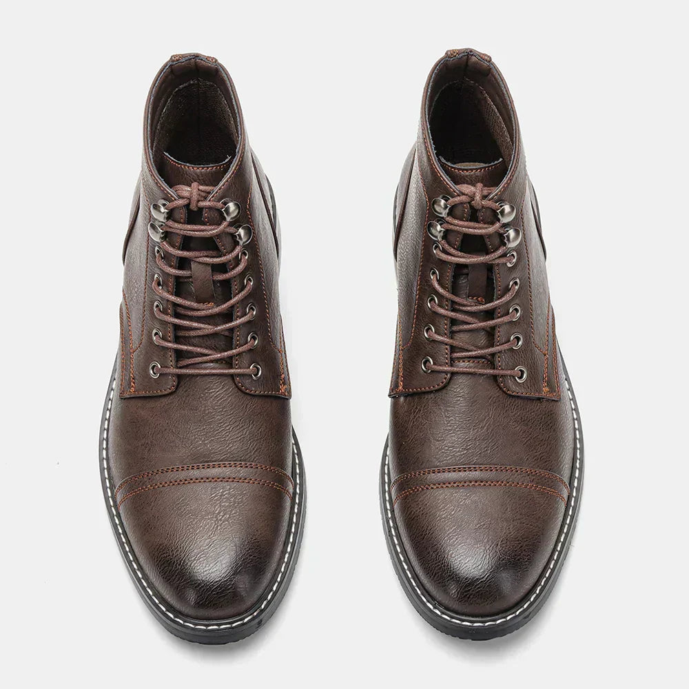 Dakota™ | Classic Leather Derby Boots