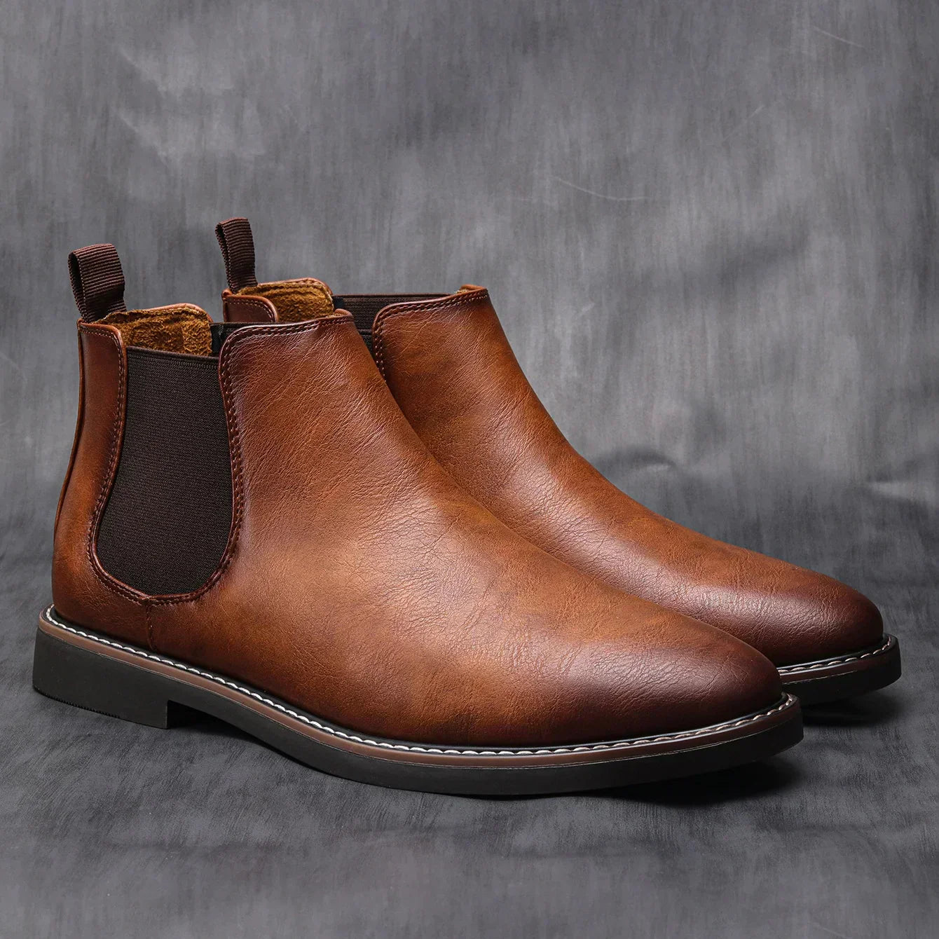 Wayne™ | Timeless Leather Chelsea Boots