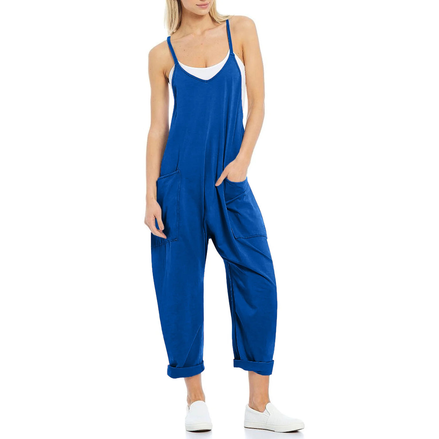 Selvaira™ | Knitted One-Piece Jumpsuit with Pockets