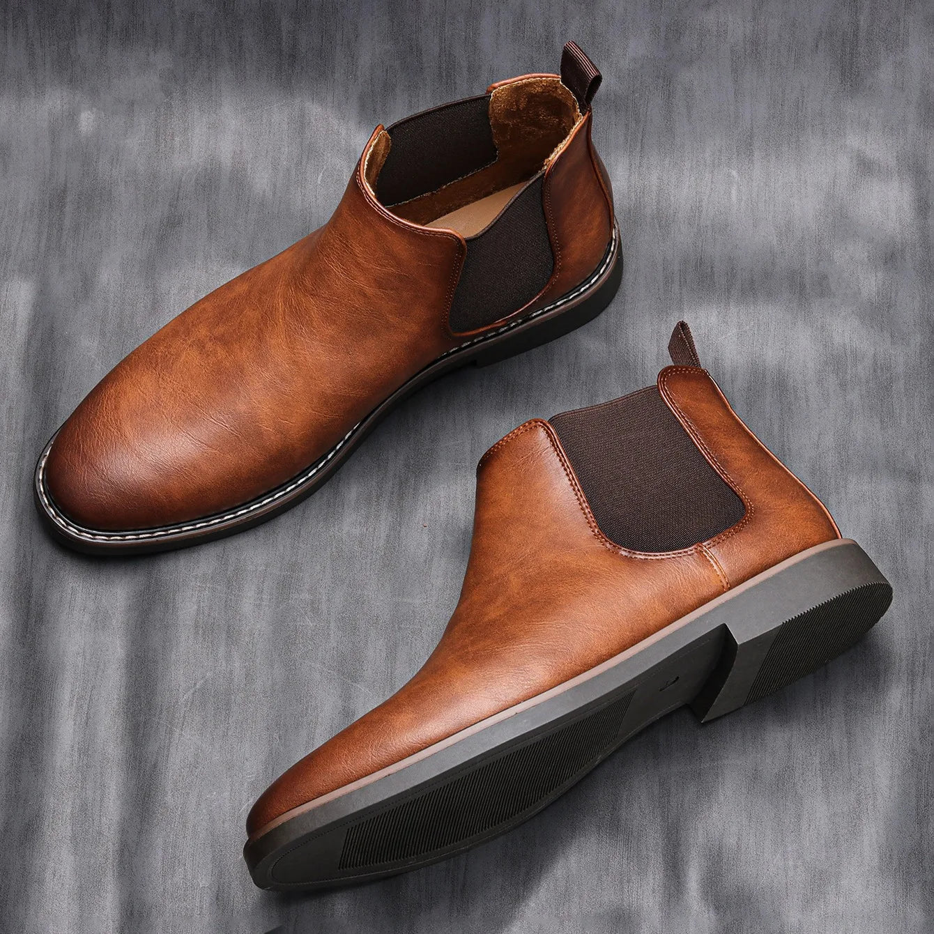 Wayne™ | Timeless Leather Chelsea Boots