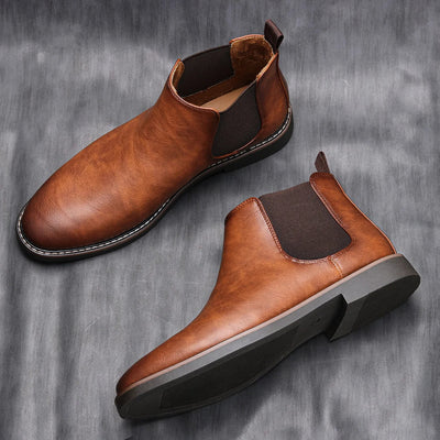 Wayne™ | Timeless Leather Chelsea Boots