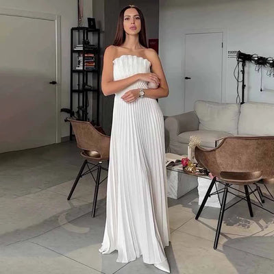 Celestia Shell™ Pleated Gown