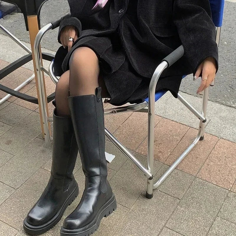 Novyra – Platform Knee-High Boots