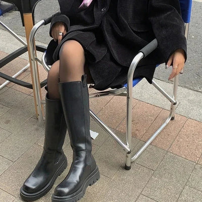 Novyra – Platform Knee-High Boots