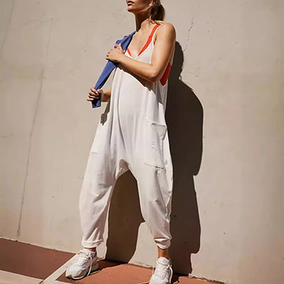 Selvaira™ | Knitted One-Piece Jumpsuit with Pockets