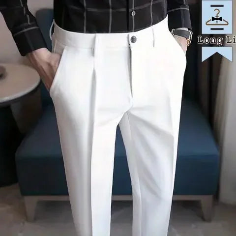 Dawson™ | British Slim-Fit High-Waist Suit Pants for Men