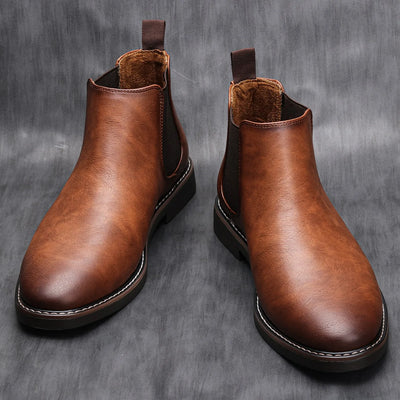 Wayne™ | Timeless Leather Chelsea Boots