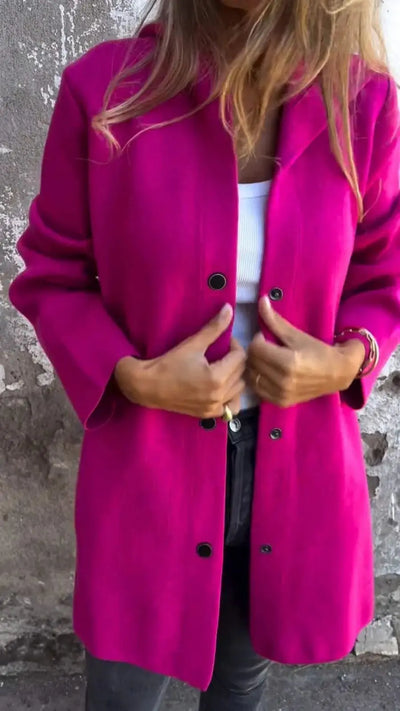 Long Sleeve Button Coat