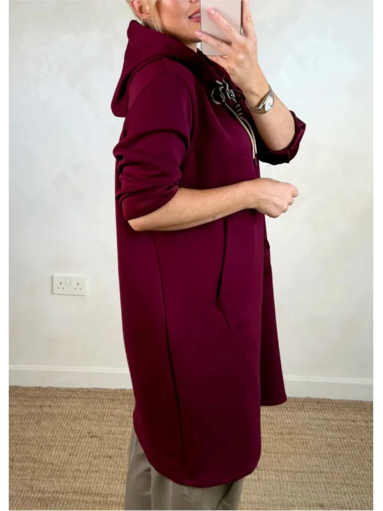 Glorita™ | Junior Hooded A-Line Dress