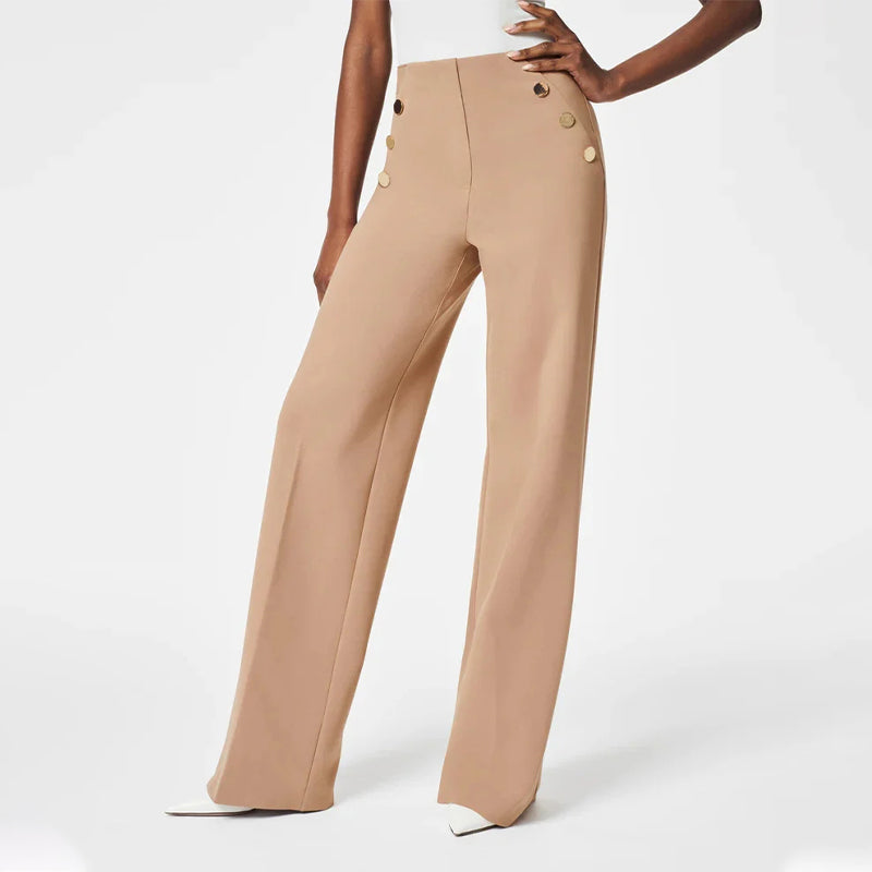 Elevate Wide-Leg Stretch Trousers