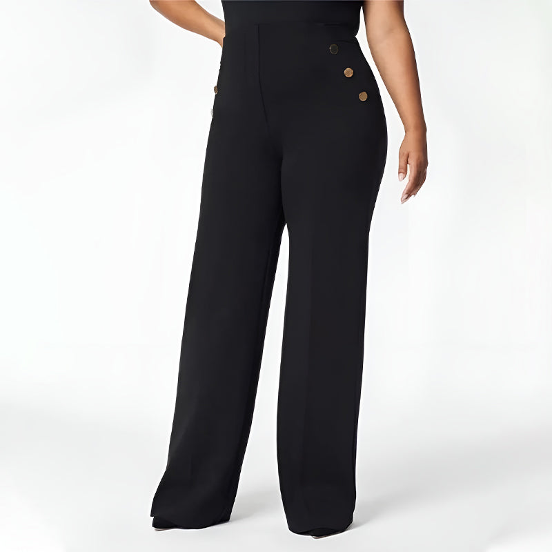 Elevate Wide-Leg Stretch Trousers
