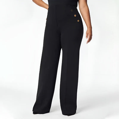 Elevate Wide-Leg Stretch Trousers