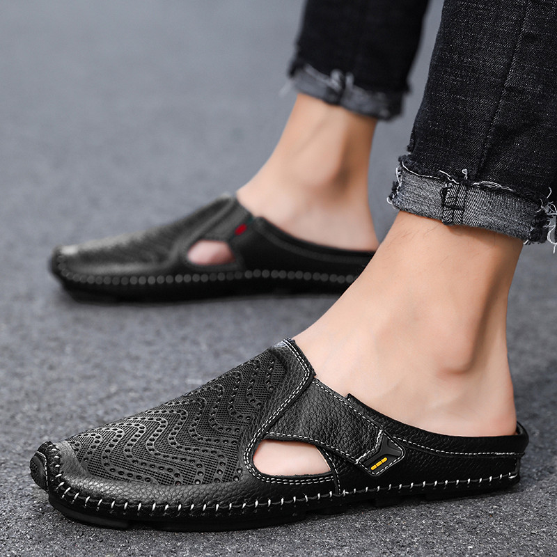 SoleVent™ Italian Leather Sandals