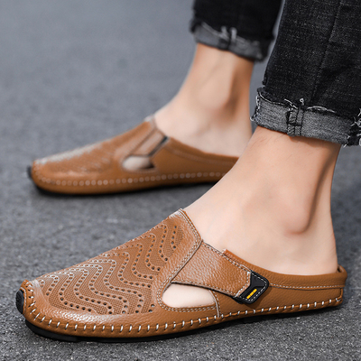 SoleVent™ Italian Leather Sandals