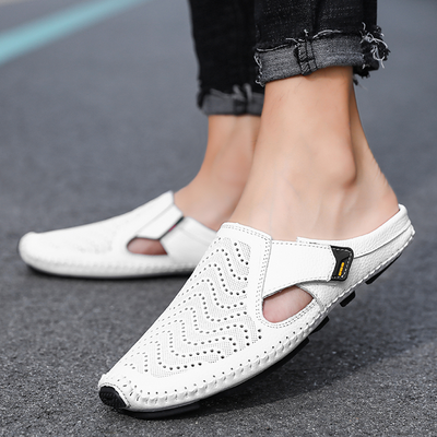 SoleVent™ Italian Leather Sandals