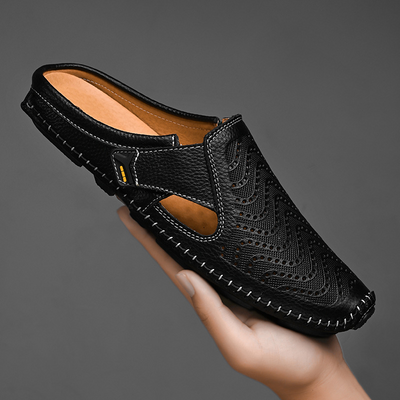 SoleVent™ Italian Leather Sandals