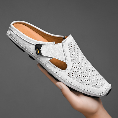 SoleVent™ Italian Leather Sandals