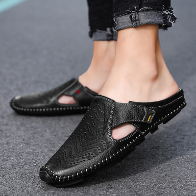 SoleVent™ Italian Leather Sandals