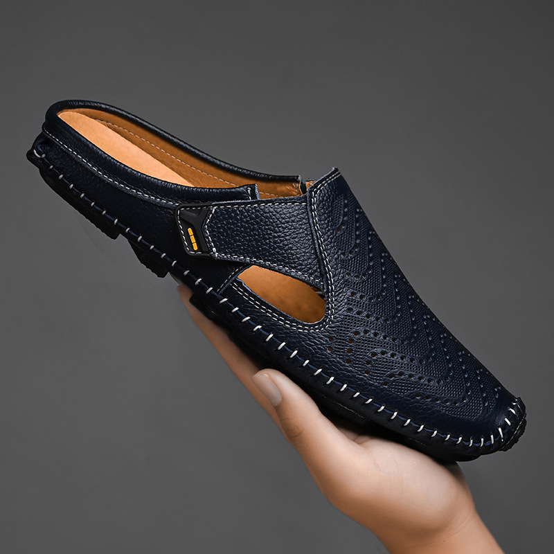 SoleVent™ Italian Leather Sandals