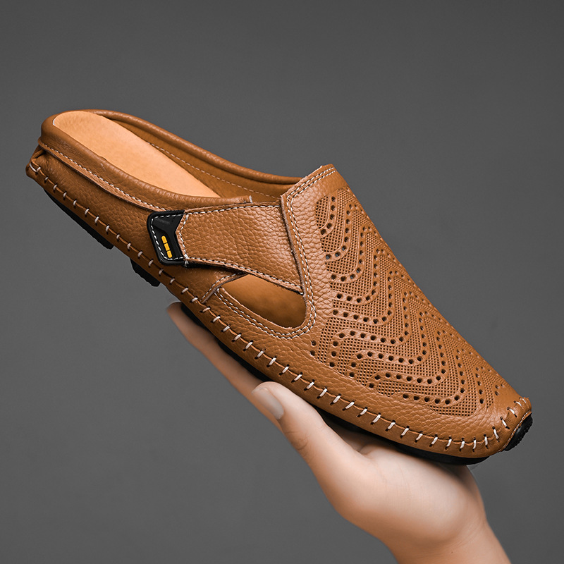 SoleVent™ Italian Leather Sandals