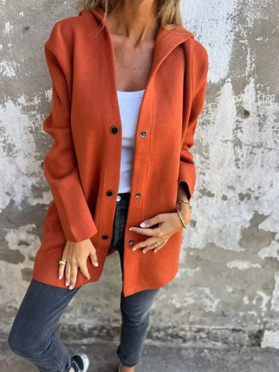 Long Sleeve Button Coat