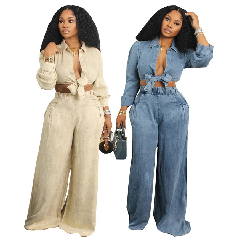 DenimMuse™ Luxe Co-Ord Set