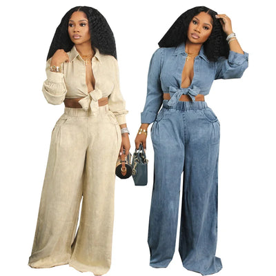 DenimMuse™ Luxe Co-Ord Set