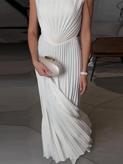 Celestia Shell™ Pleated Gown