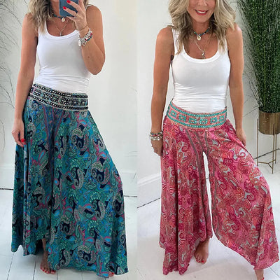 Alverra™ | Elastic Waist Wide-Leg Summer Pants