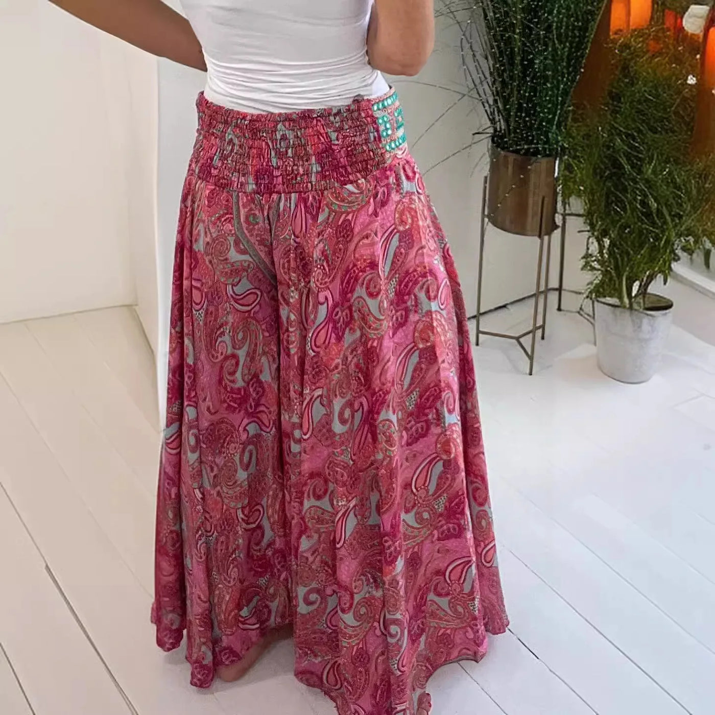 Alverra™ | Elastic Waist Wide-Leg Summer Pants