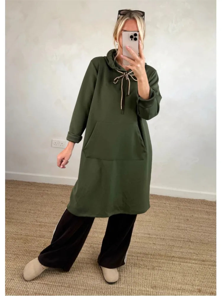 Glorita™ | Junior Hooded A-Line Dress