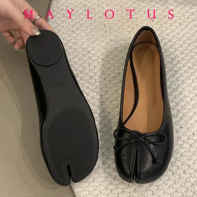 Elara™ Bow Tabi Flats