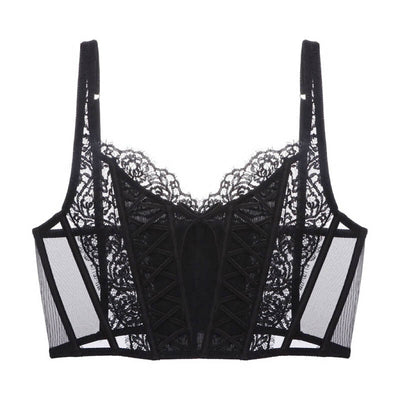 Celine - Embroidery French Corset Bra
