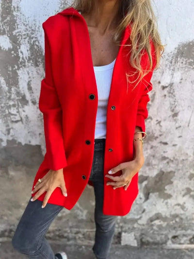 Long Sleeve Button Coat