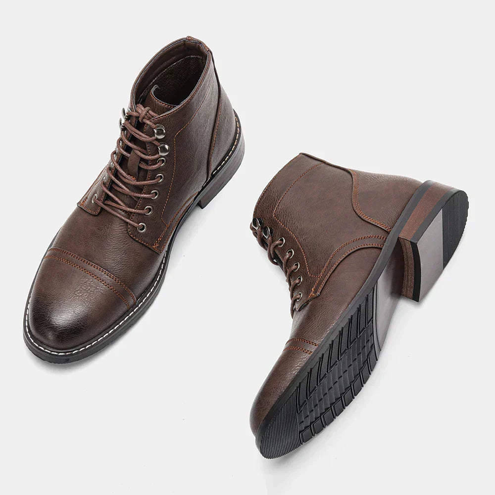 Dakota™ | Classic Leather Derby Boots