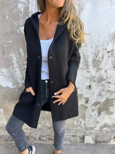 Long Sleeve Button Coat