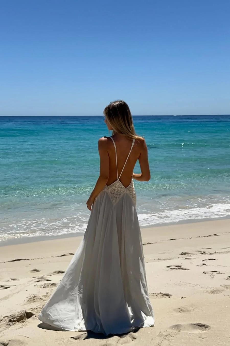 Lavinia Plunging V Maxi Dress