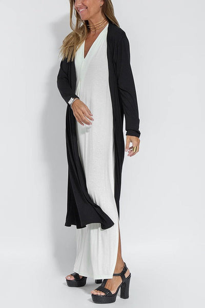 Lyvazza™ – Elegant Long Dress + Matching Cardigan